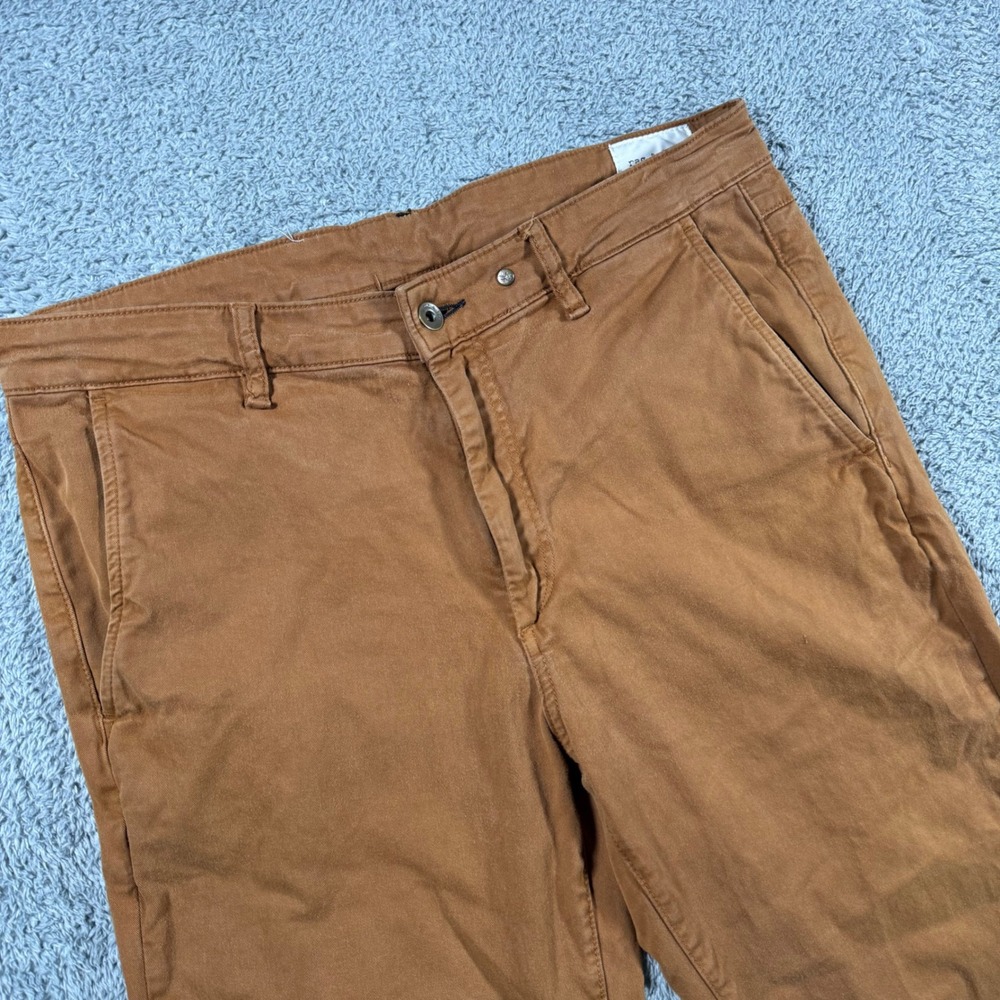 Rag & Bone Fit 2 Stretch Twill‎ Chino Pants Mens 33x31 Toffee Lightweight Cotton